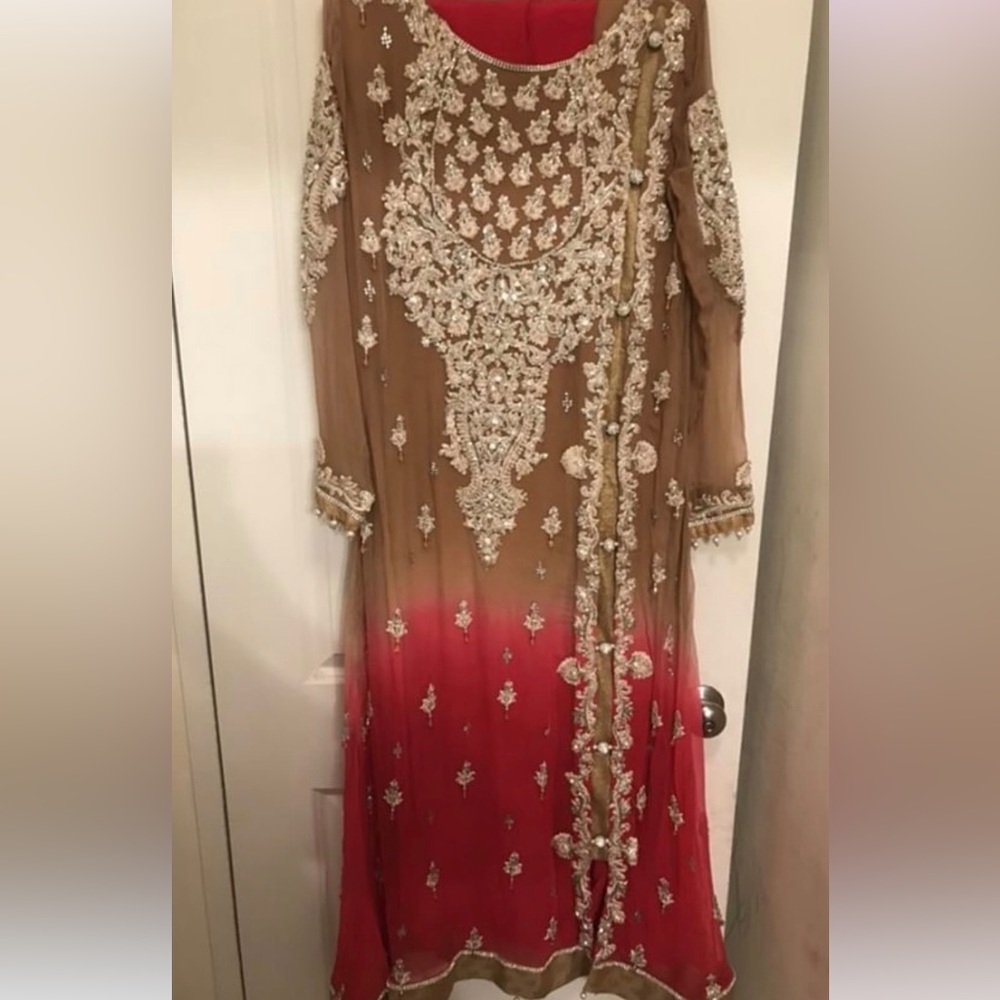 Pakistani designer hand worked outfit